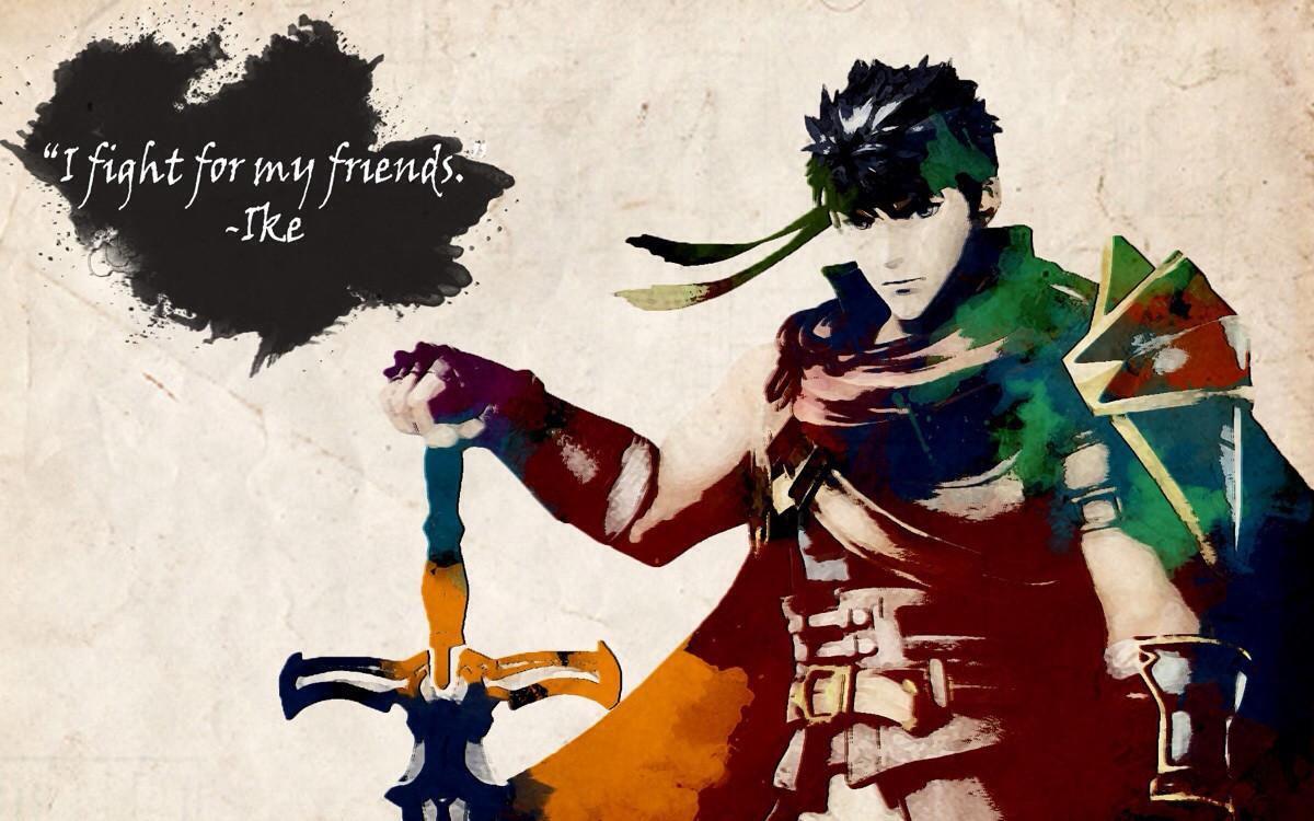 So I made an Ike wallpaper in Photohop