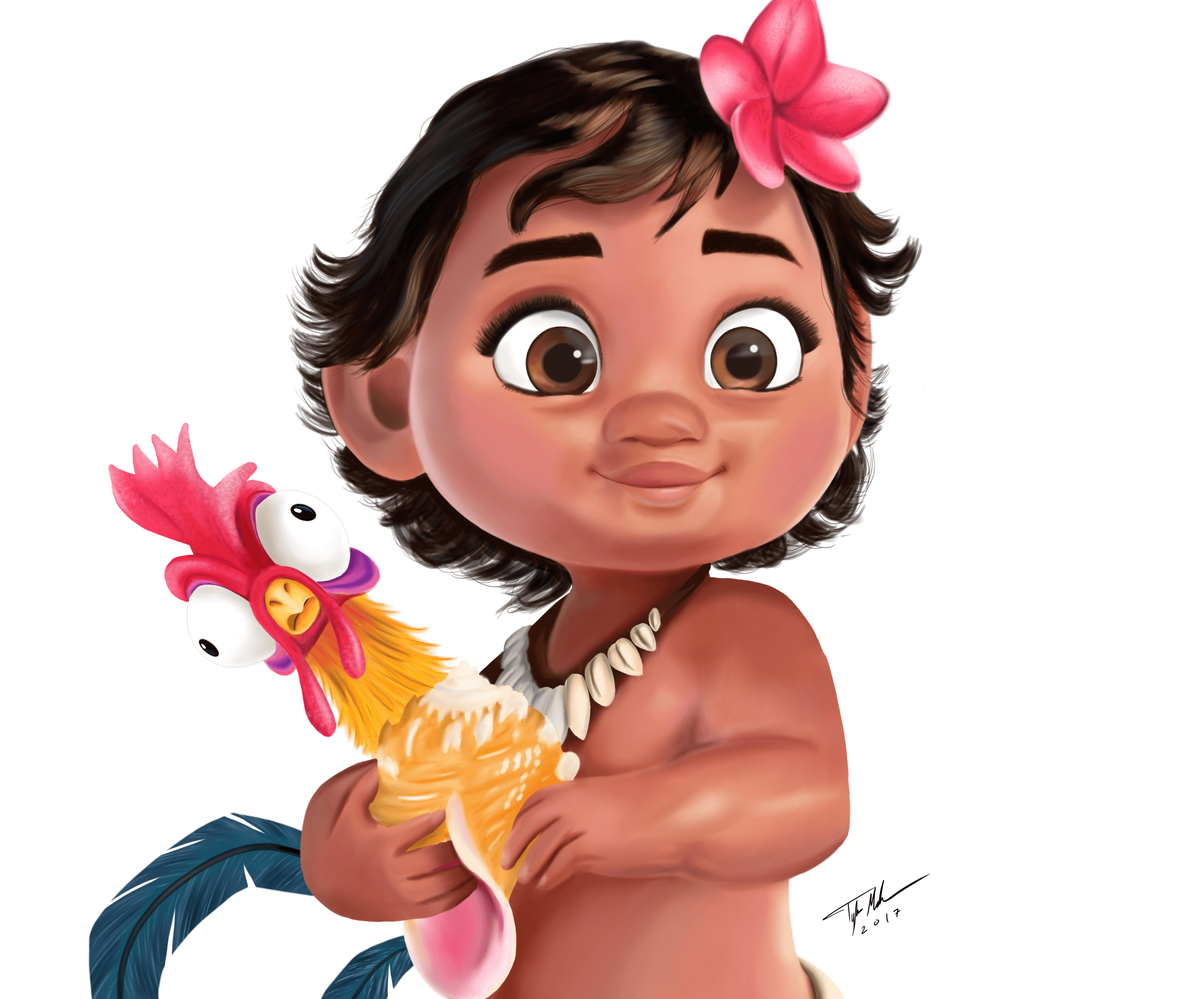 This is the cutest wallpapers of Little Baby Moana. 