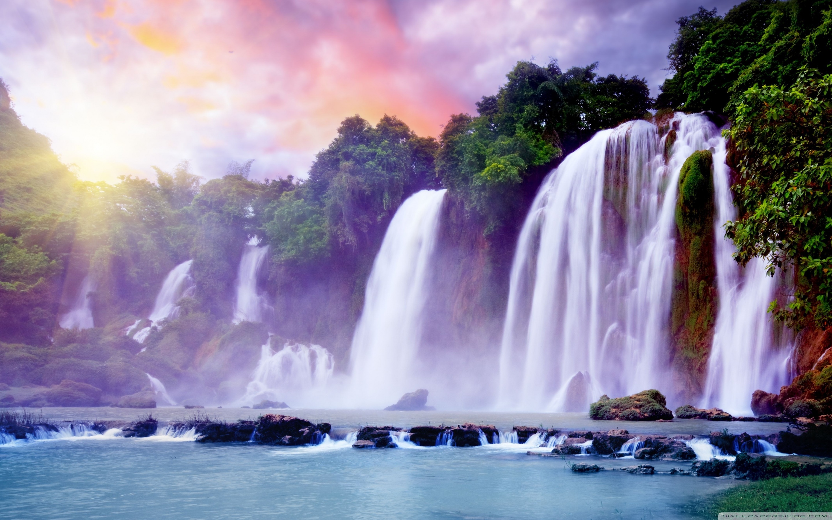 Tropical Waterfall ❤ 4K HD Desktop Wallpaper for 4K Ultra HD TV