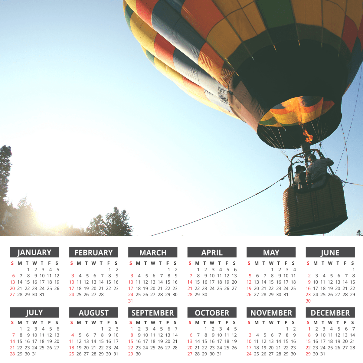 Download Yearly 2019 Calendar Wallpaper Free. Dec 2018 WG