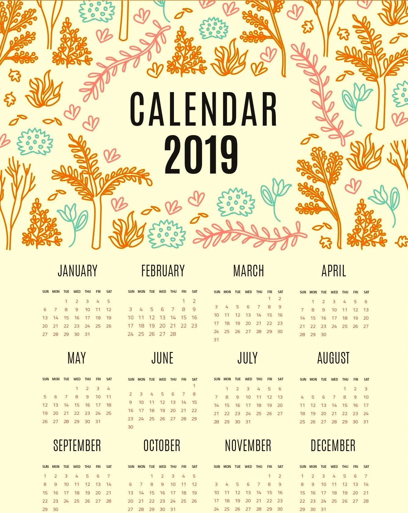 UK Calendar Printable, Wallpaper, Holidays