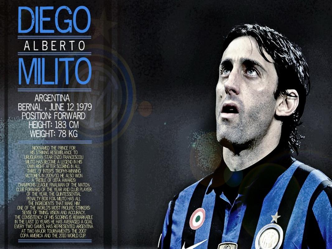 Diego Milito Wallpaper. The Best Foot Ball Wallpaper