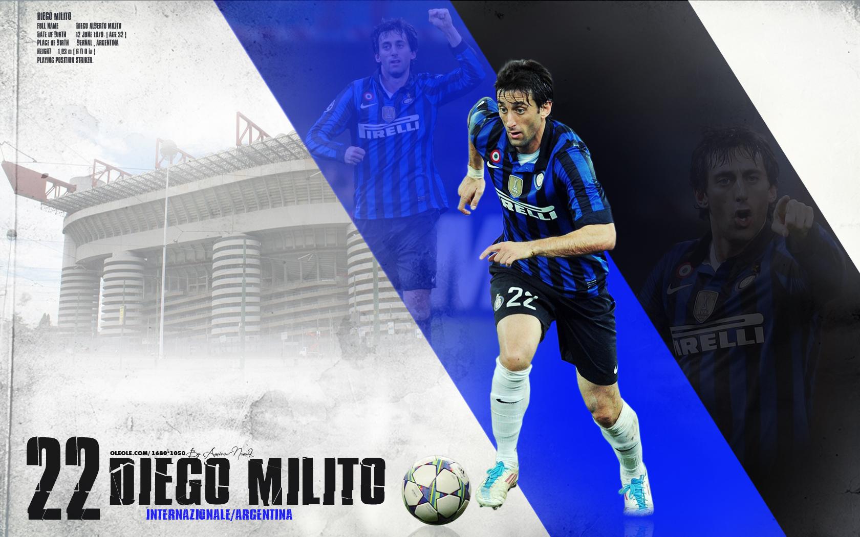 Diego Milito image Diego Milito Inter de Milan Wallpaper HD