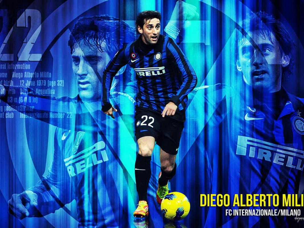 Diego Milito Inter Milan Wallpaper. The Best Foot Ball Wallpaper