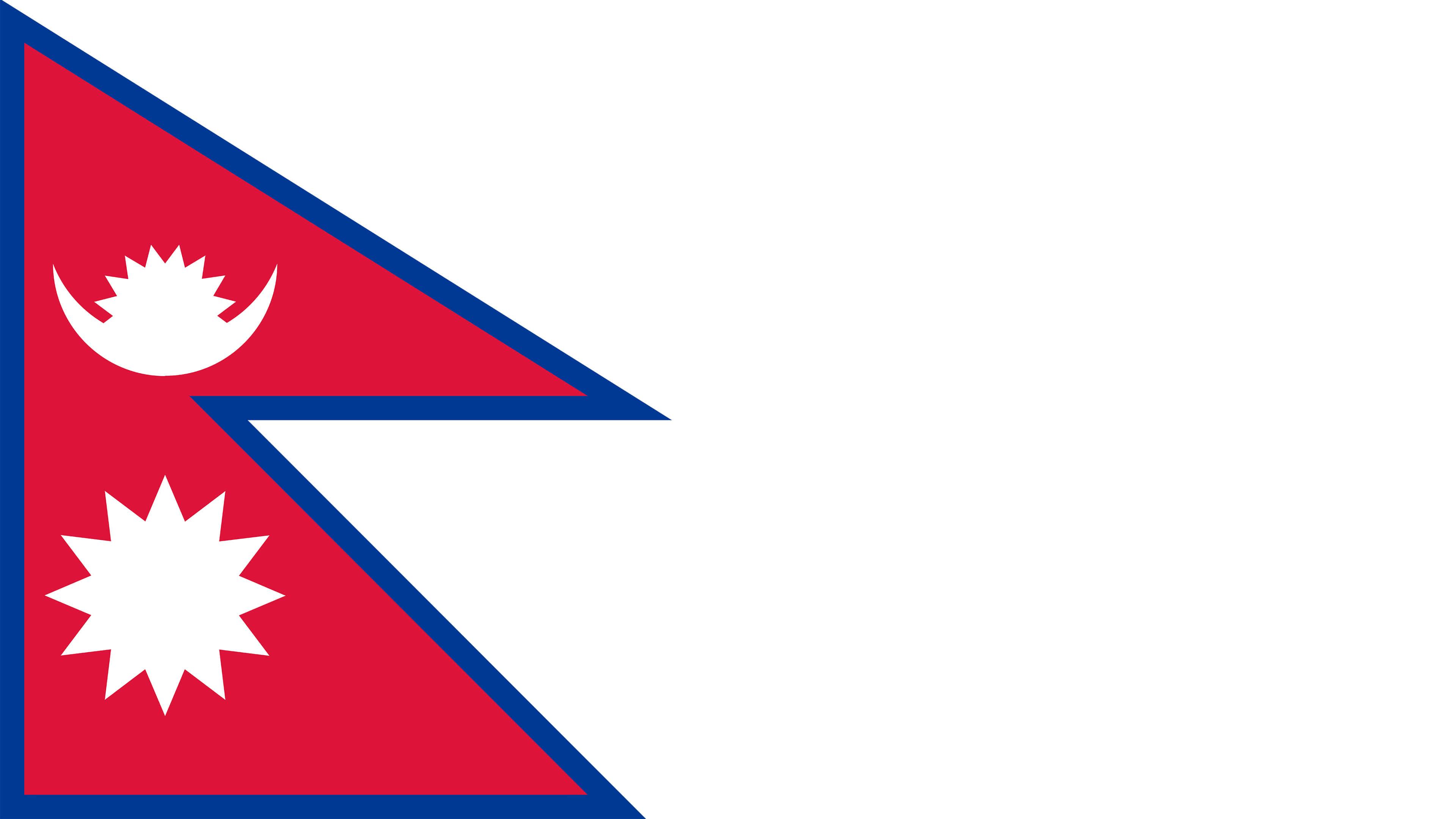 Nepal Flag UHD 4K Wallpaper