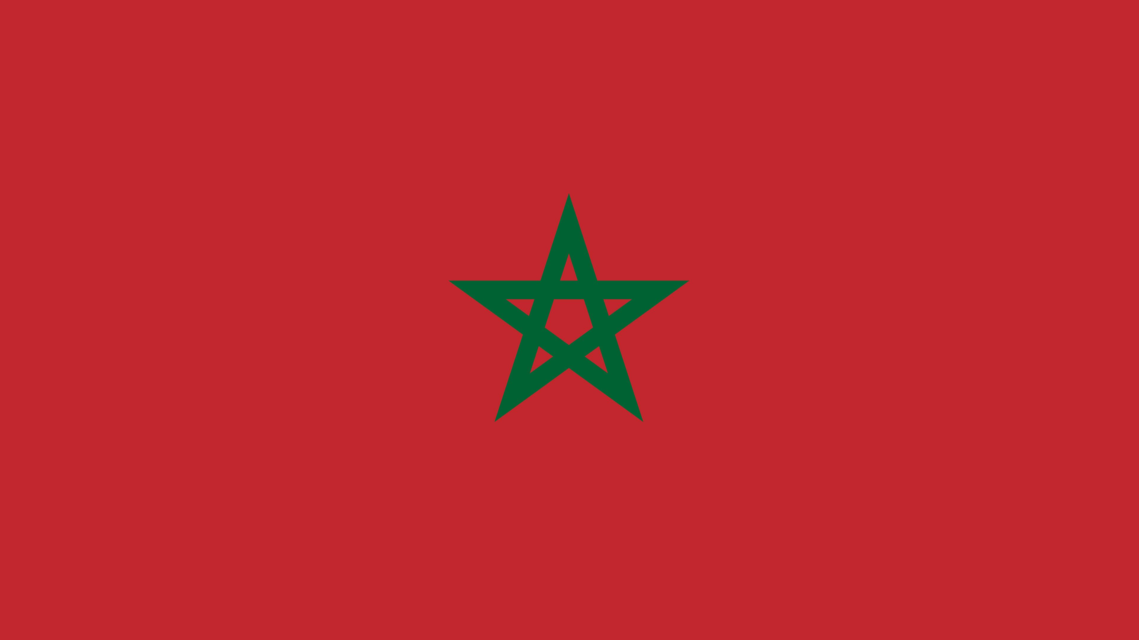 Morocco Flag UHD 4K Wallpaper