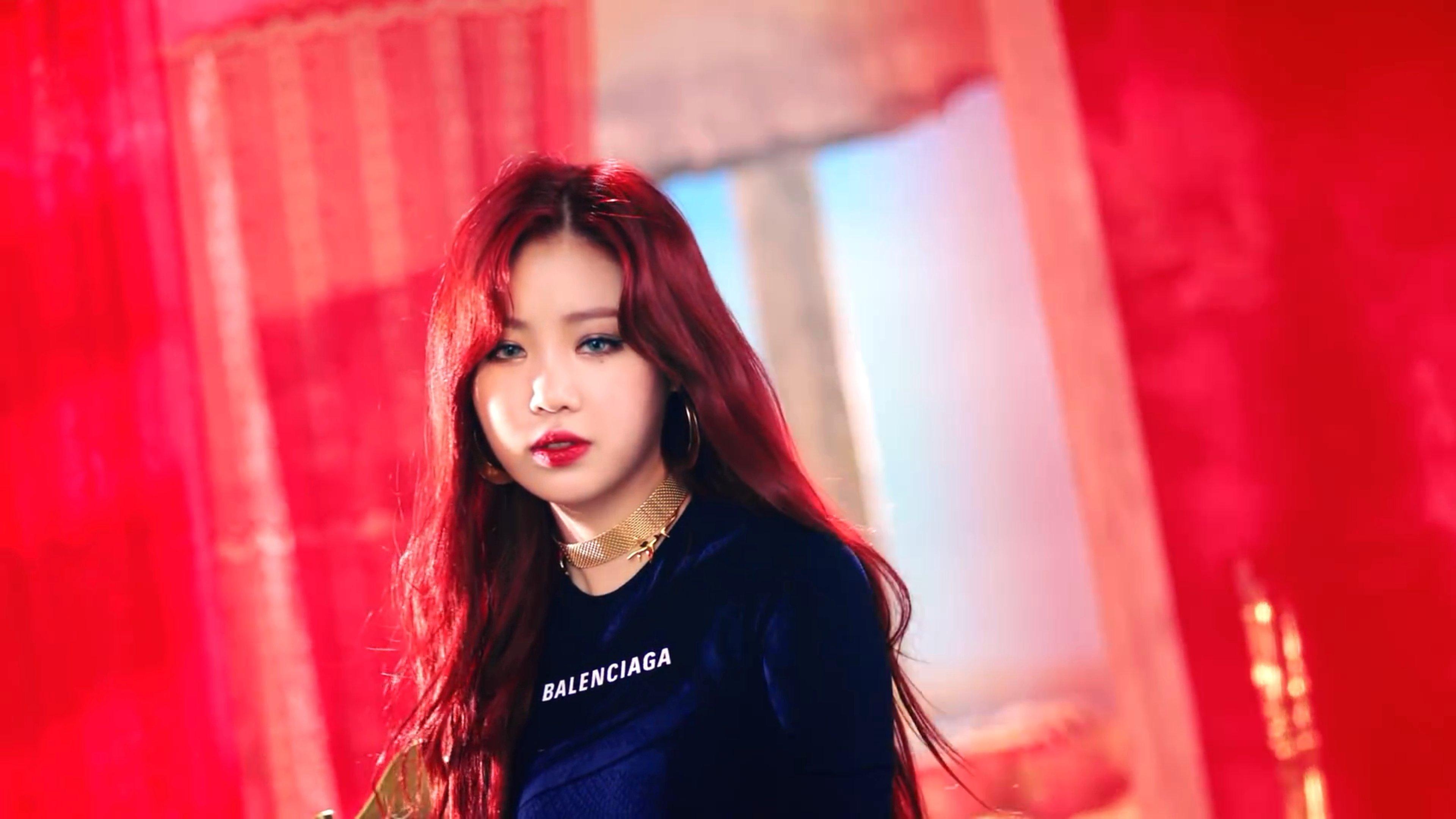 Former (G)I-DLE's Soojin reveals red concept photos & track list for 'Lady'  solo debut | allkpop