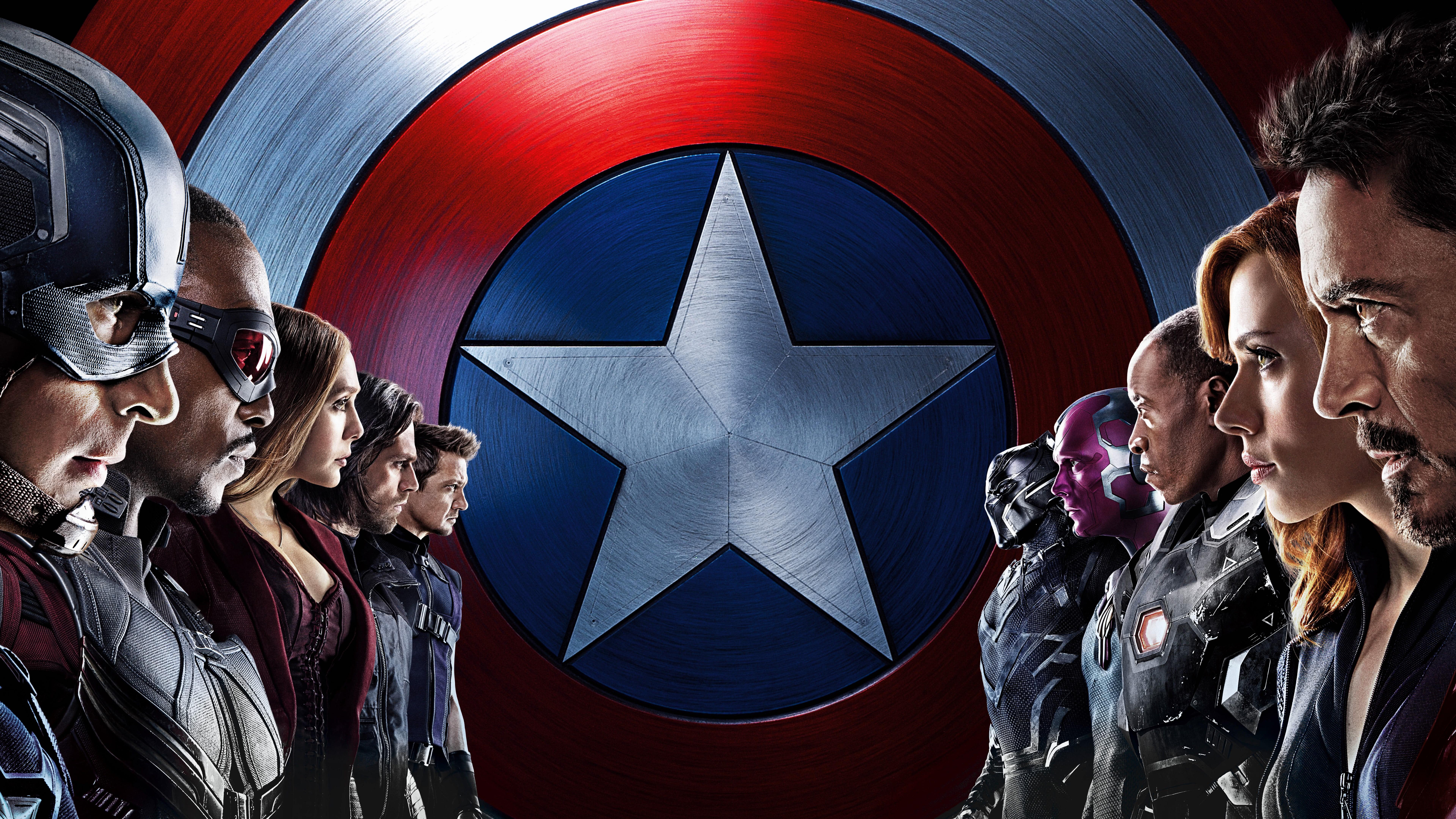 Captain America: Civil War UHD 8K Wallpaper