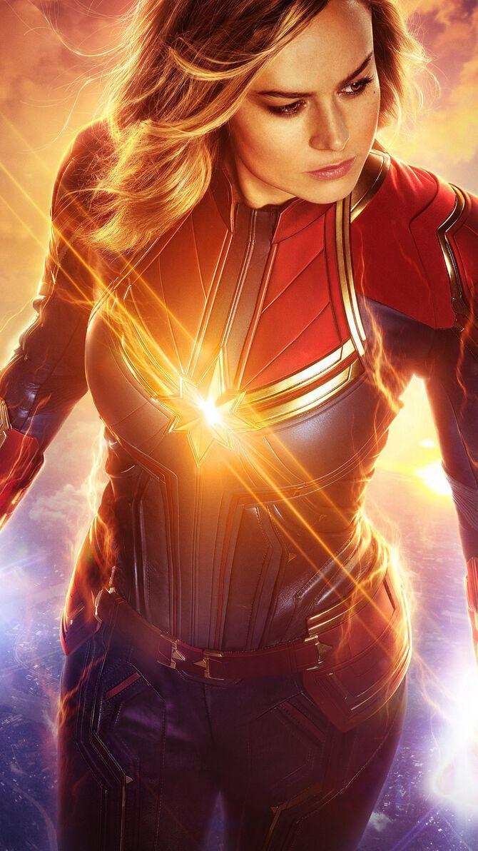 Captain Marvel (2019) Phone Wallpaper. Movie Mania