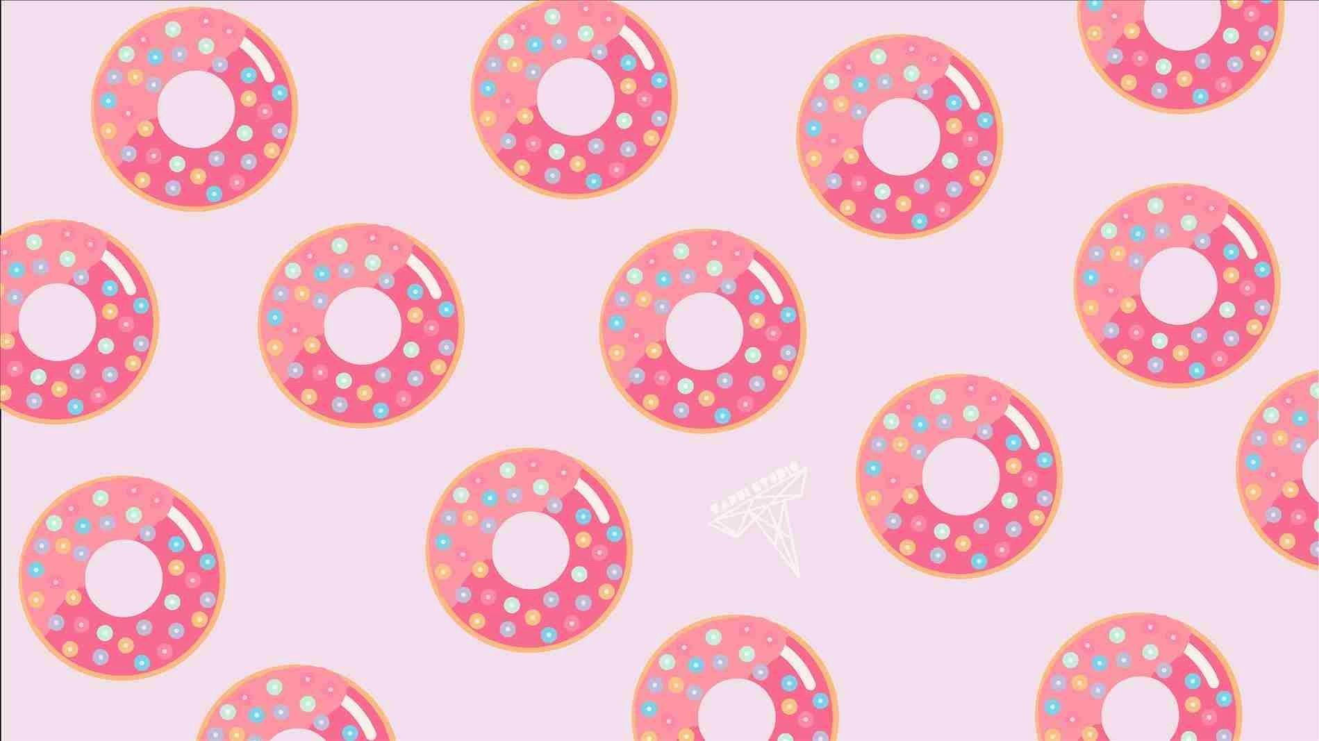 Worry Free Download For Your iPhone Laptop U Cute Donut Wallpaper