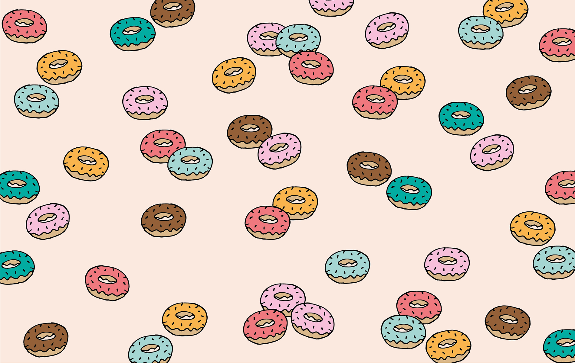 Donuts Wallpaper