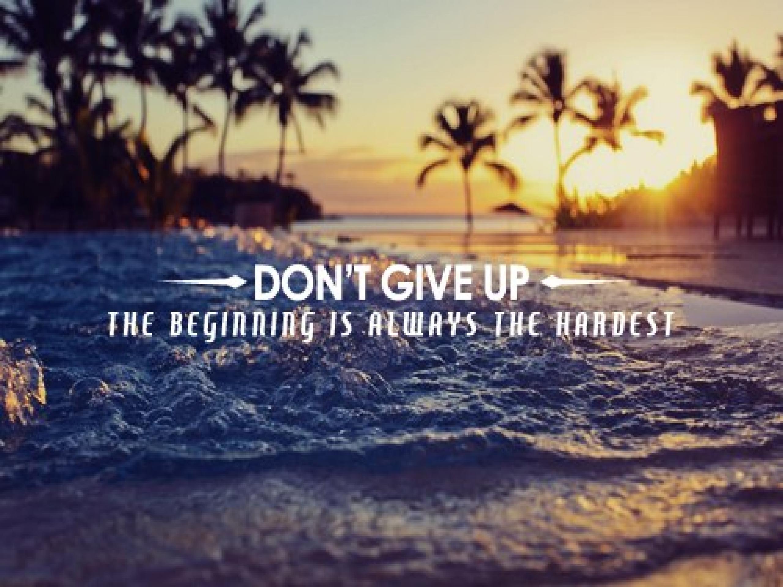 wi.525: Don't Give Up Wallpaper (500x333)