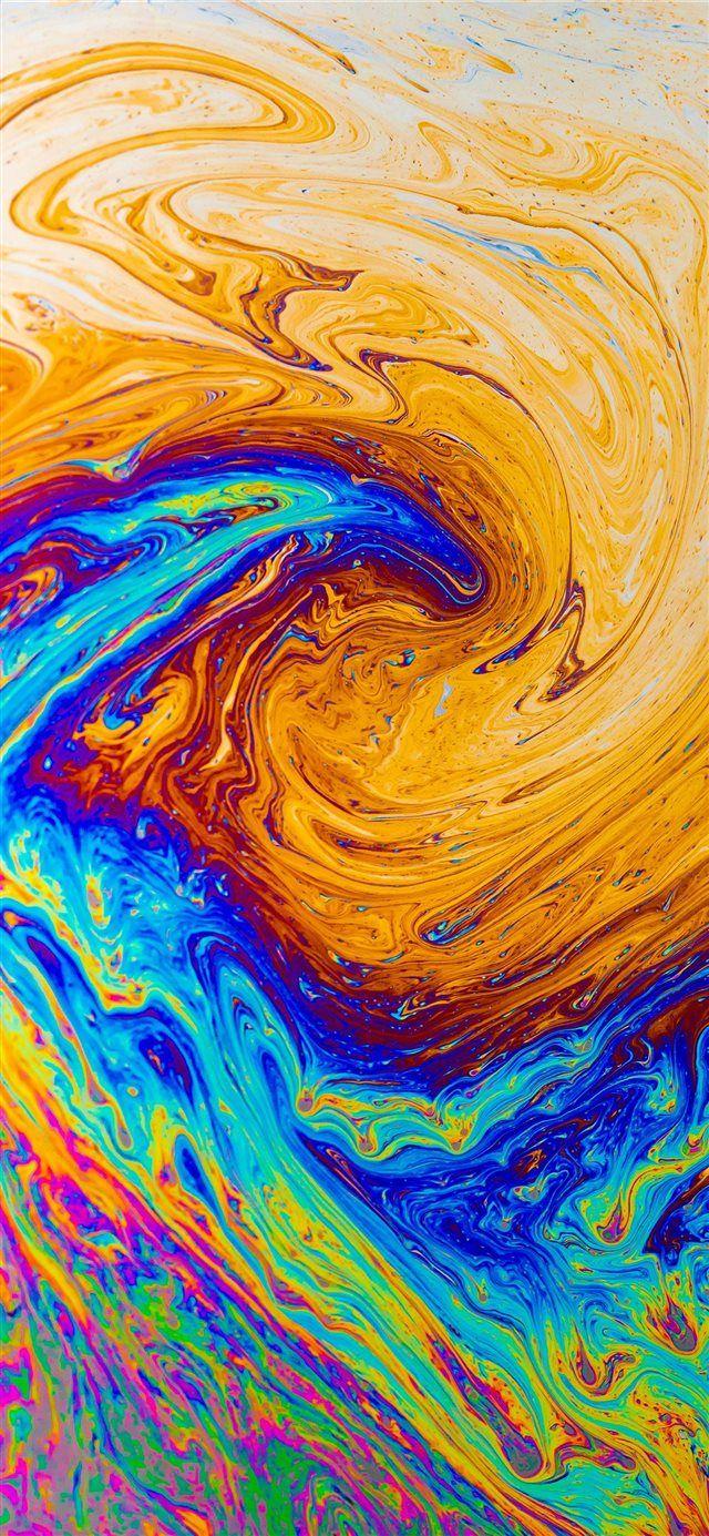 Fusion of soap iPhone X wallpaper #colorful #art #pattern