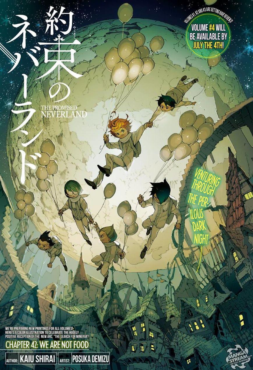 Yakusoku no Neverland 42. Manga List. Neverland, Manga, Anime