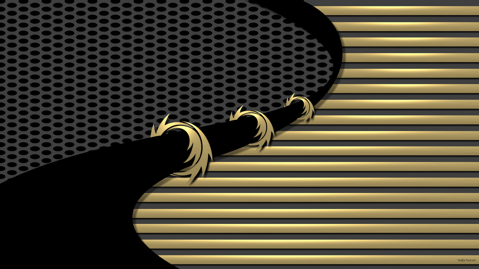 Black And Gold Wallpaper