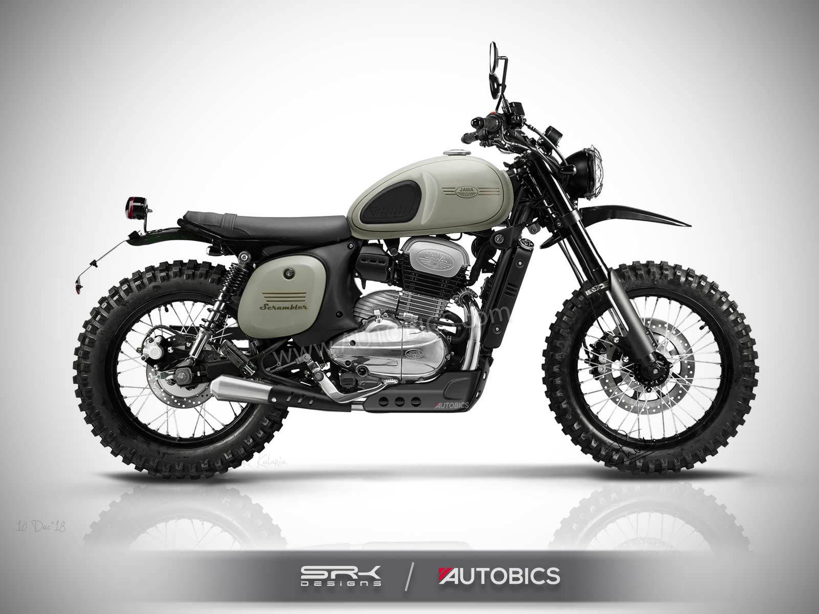 Jawa Scrambler Concept Motorcycle Imagined