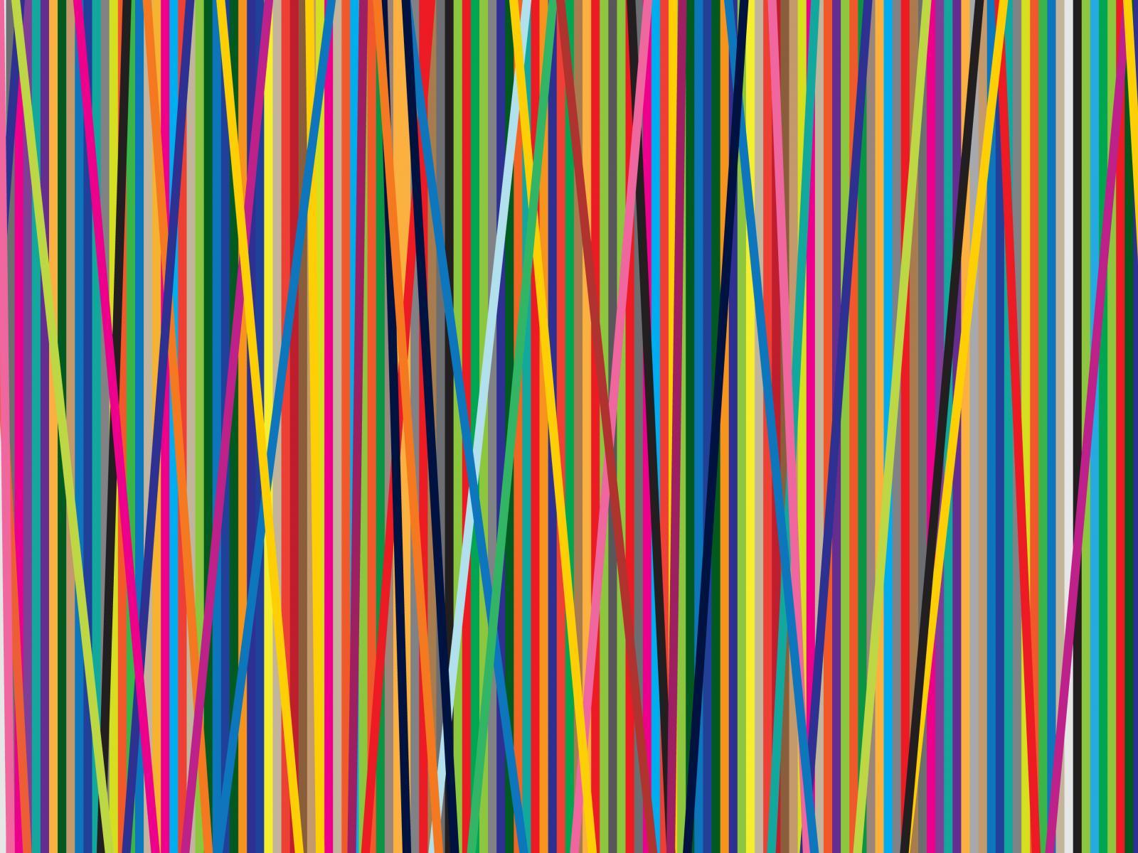 Colorful Stripes Wallpaper 20 X 2480