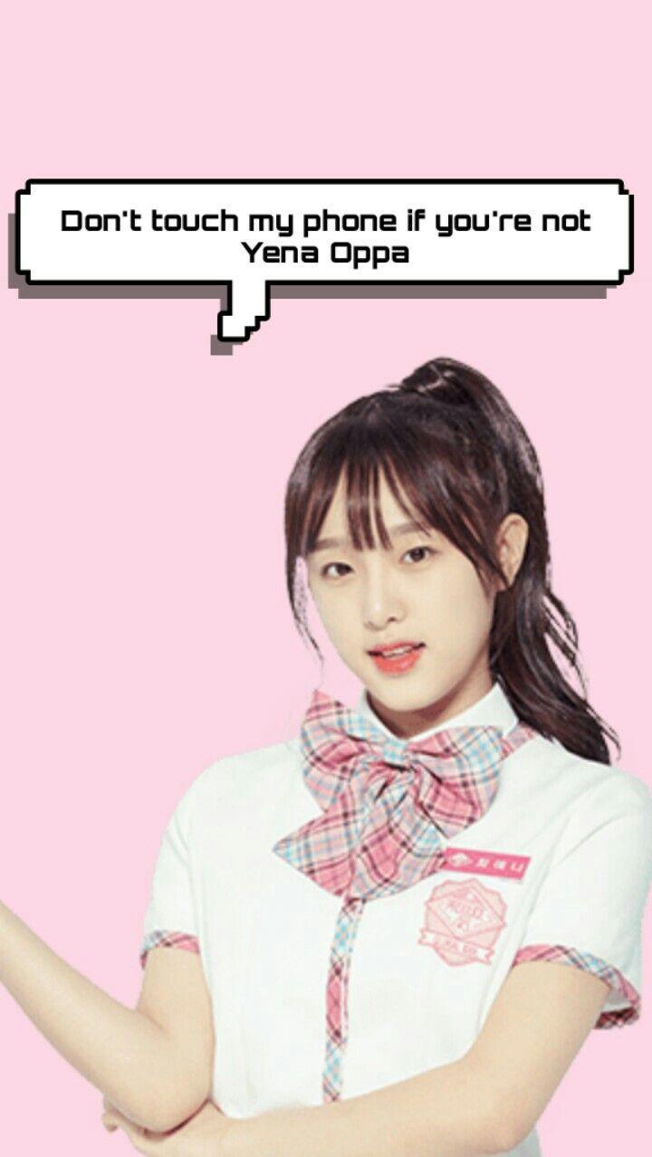 Choi Yena Wallpaper Yena Lockscreen touch my phone if