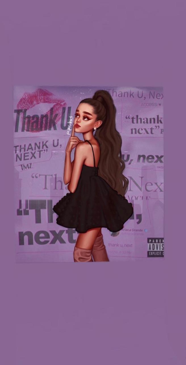 Get Pink Lockscreen Ariana Grande Aesthetic Wallpaper Background