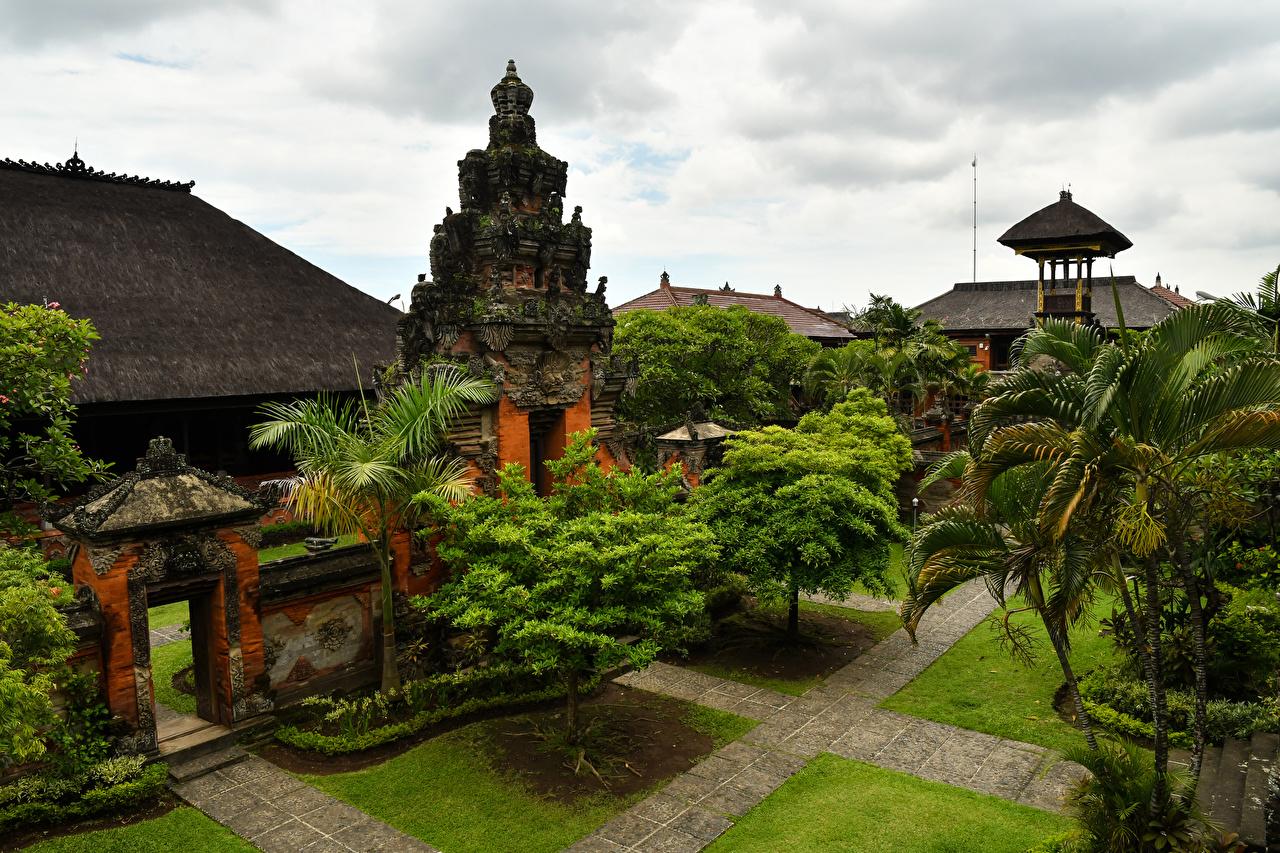 Wallpaper Indonesia Bali Temples Trees Cities Design