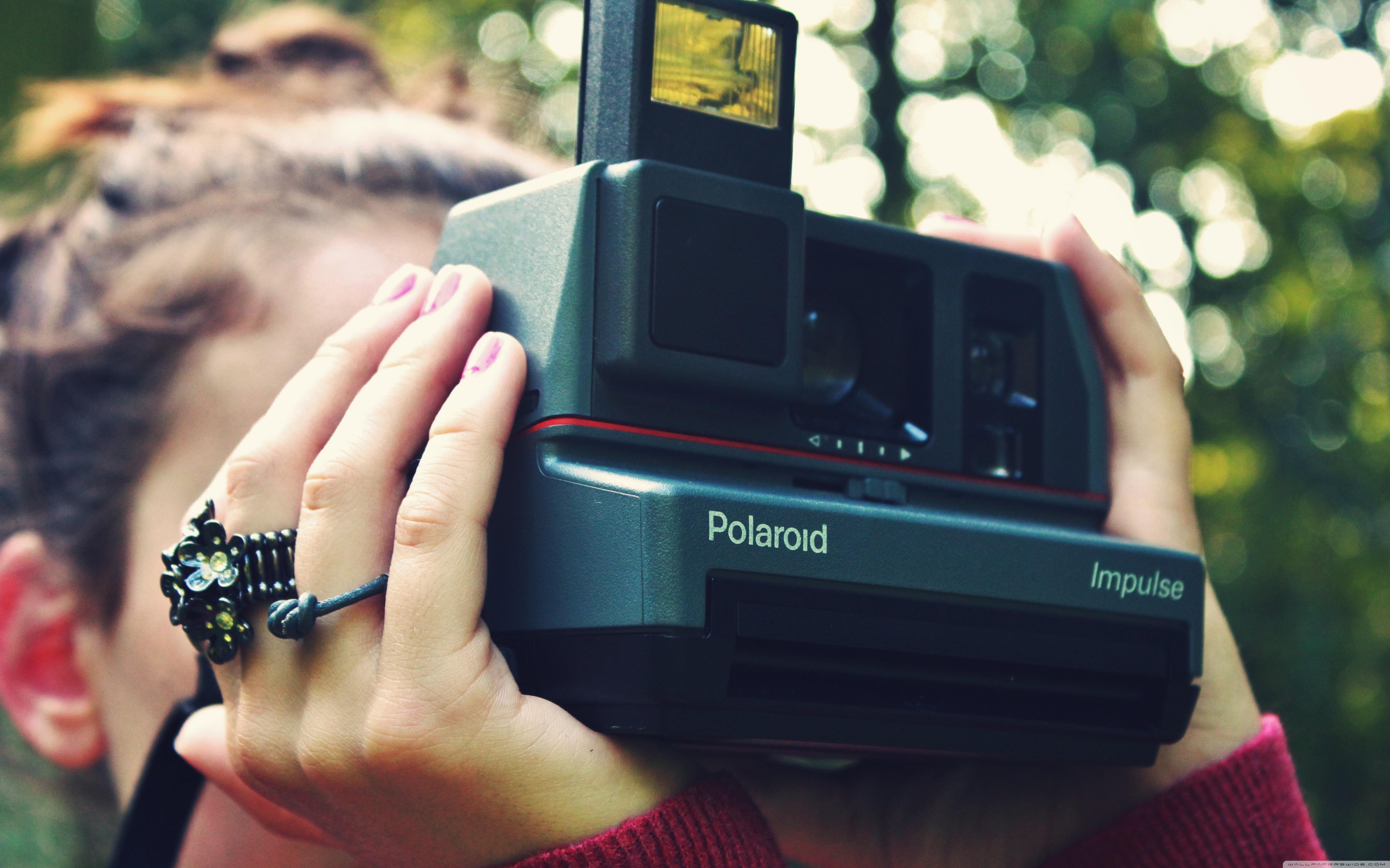 Polaroid Camera ❤ 4K HD Desktop Wallpaper for 4K Ultra HD TV • Wide