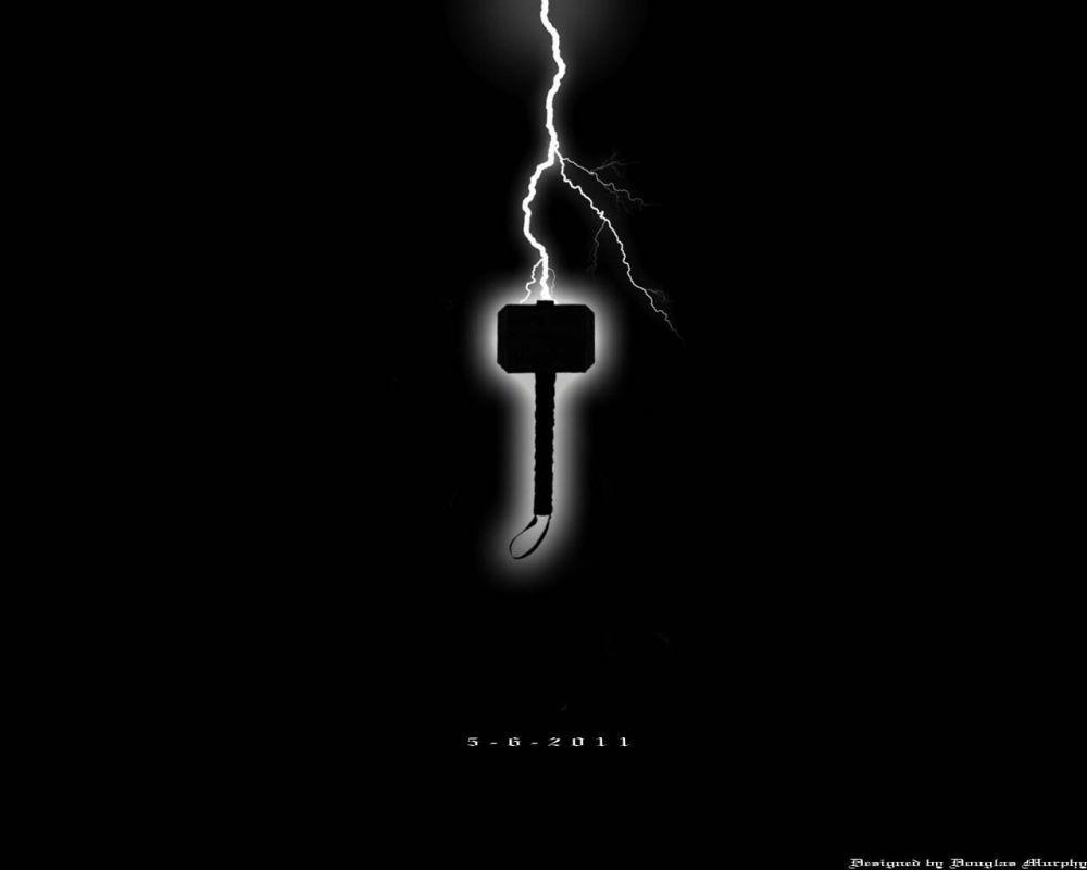 thor hammer wallpaper