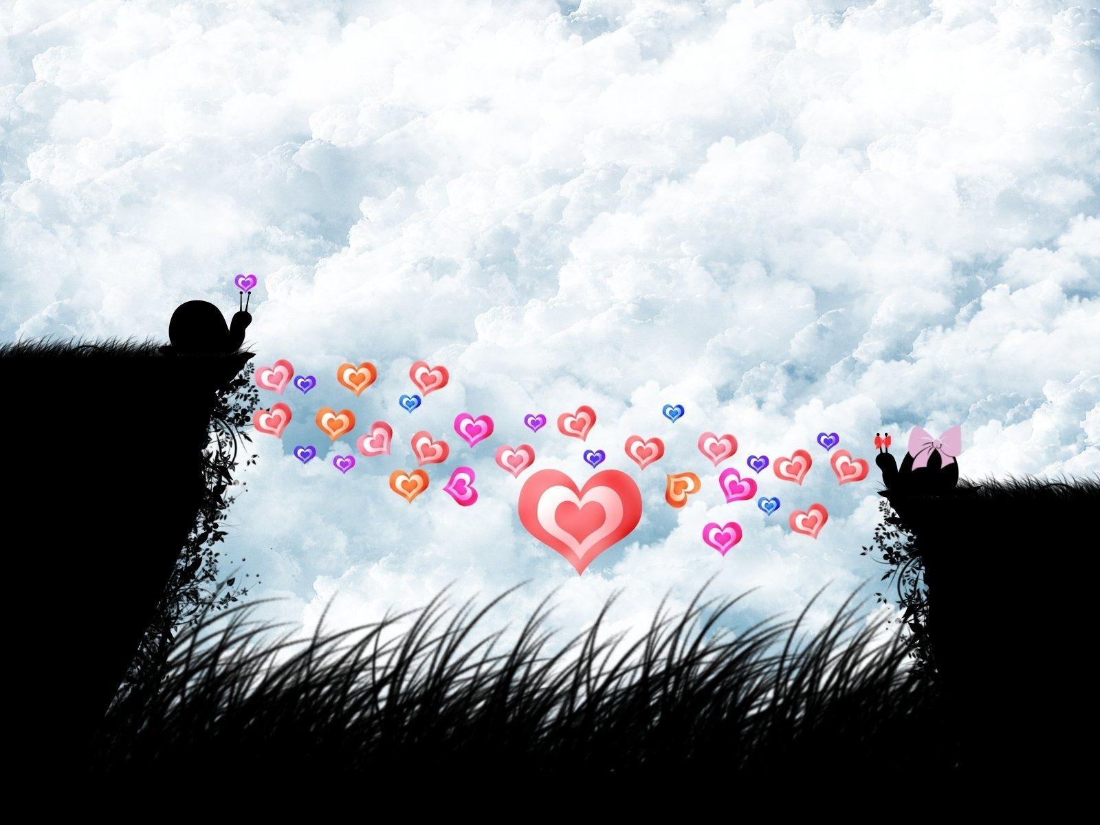 Cute Joy Of Love Wallpaper HD Wallpaper & 3D Desktop Background