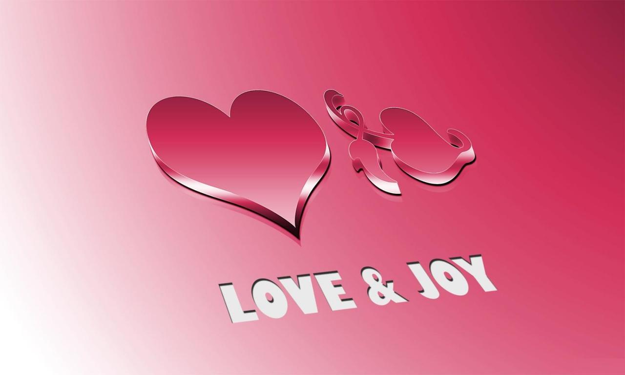 Love And Joy Wallpaper