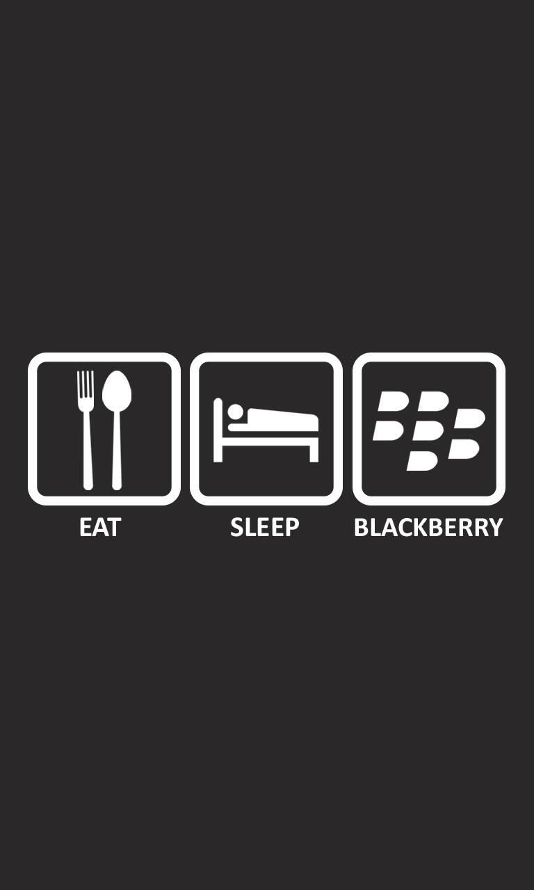 Eat Sleep BlackBerry Wallpaper