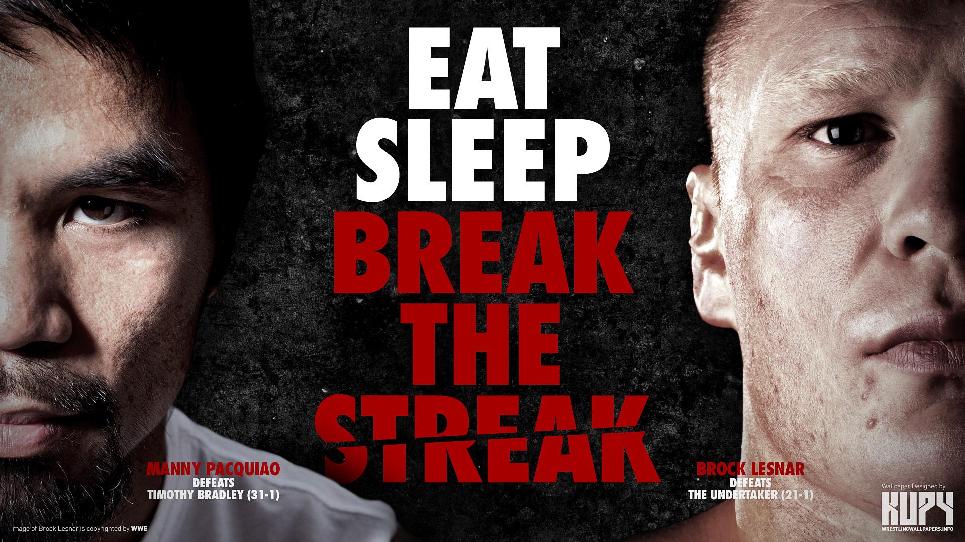 SPECIAL Eat Sleep Break The Streak wallpaper featuring Manny