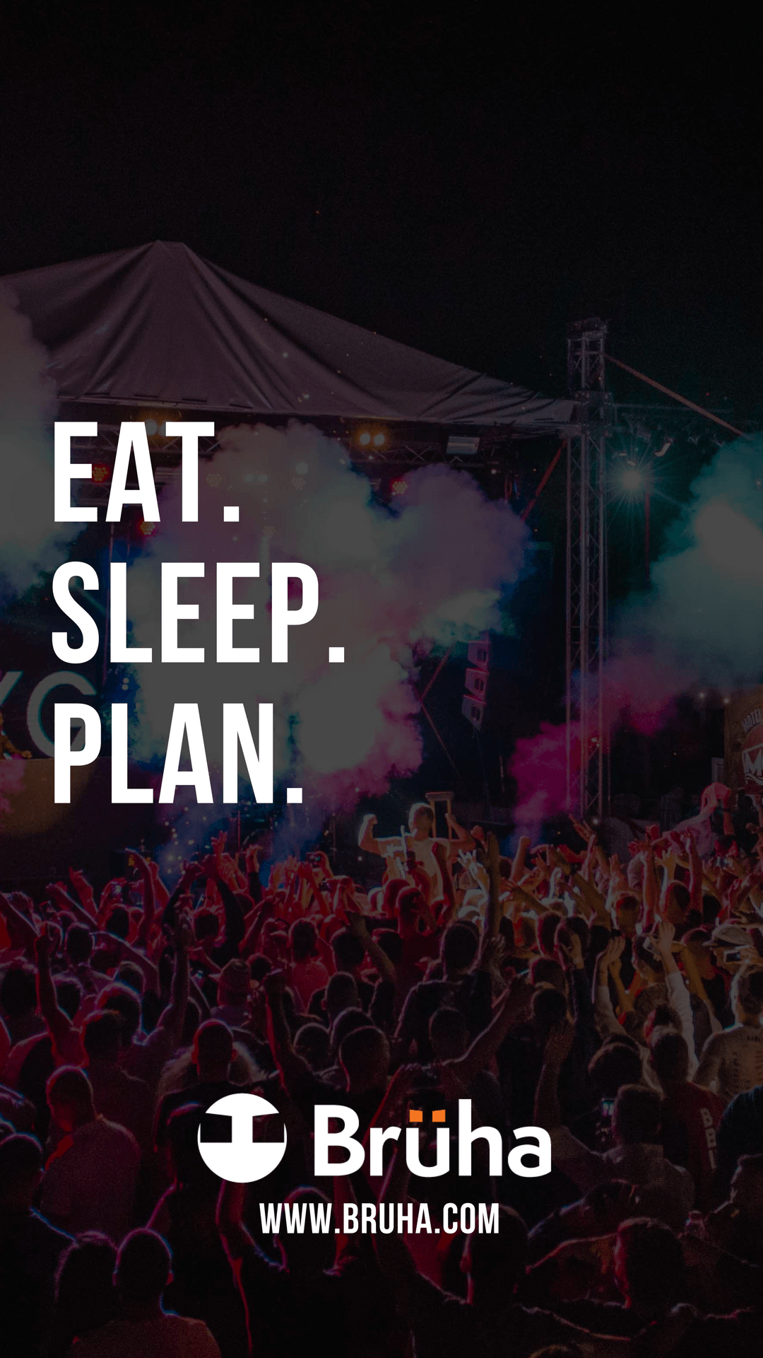 Eat. Sleep. Plan. Wallpaper for event organizers and industry