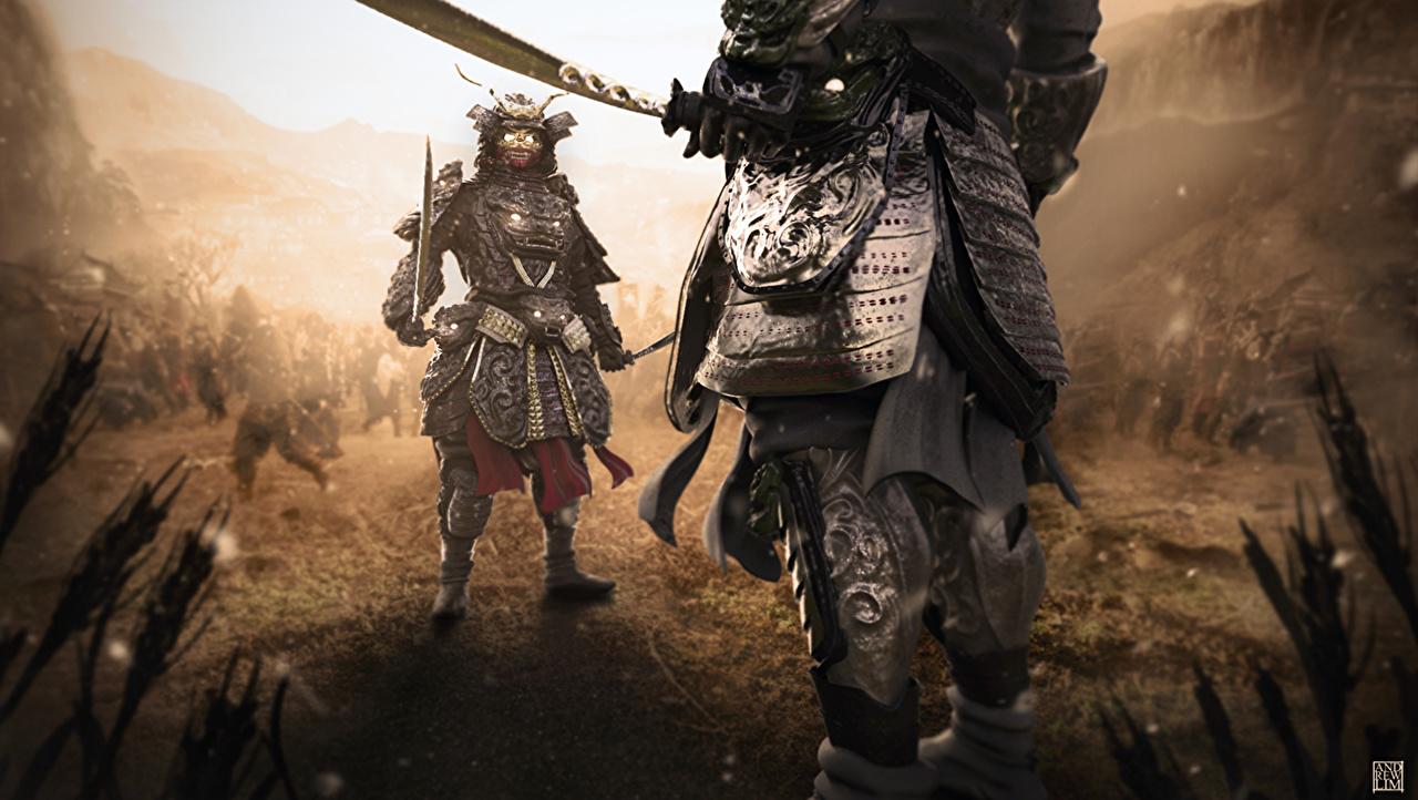Wallpaper Armor Samurai Warriors 2 Fantasy