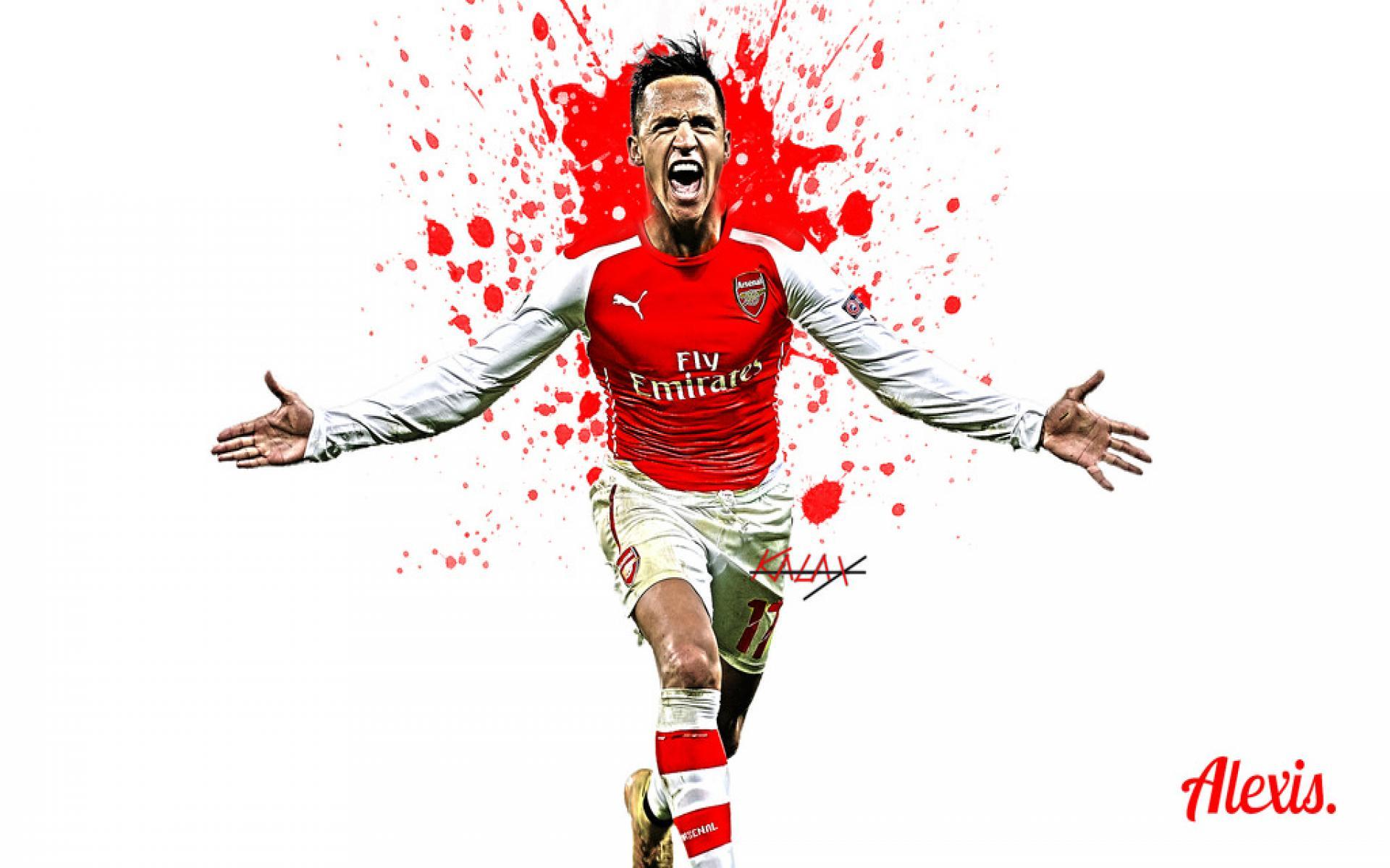 Alexis Sanchez Wallpaper 4K (1024x576 px)