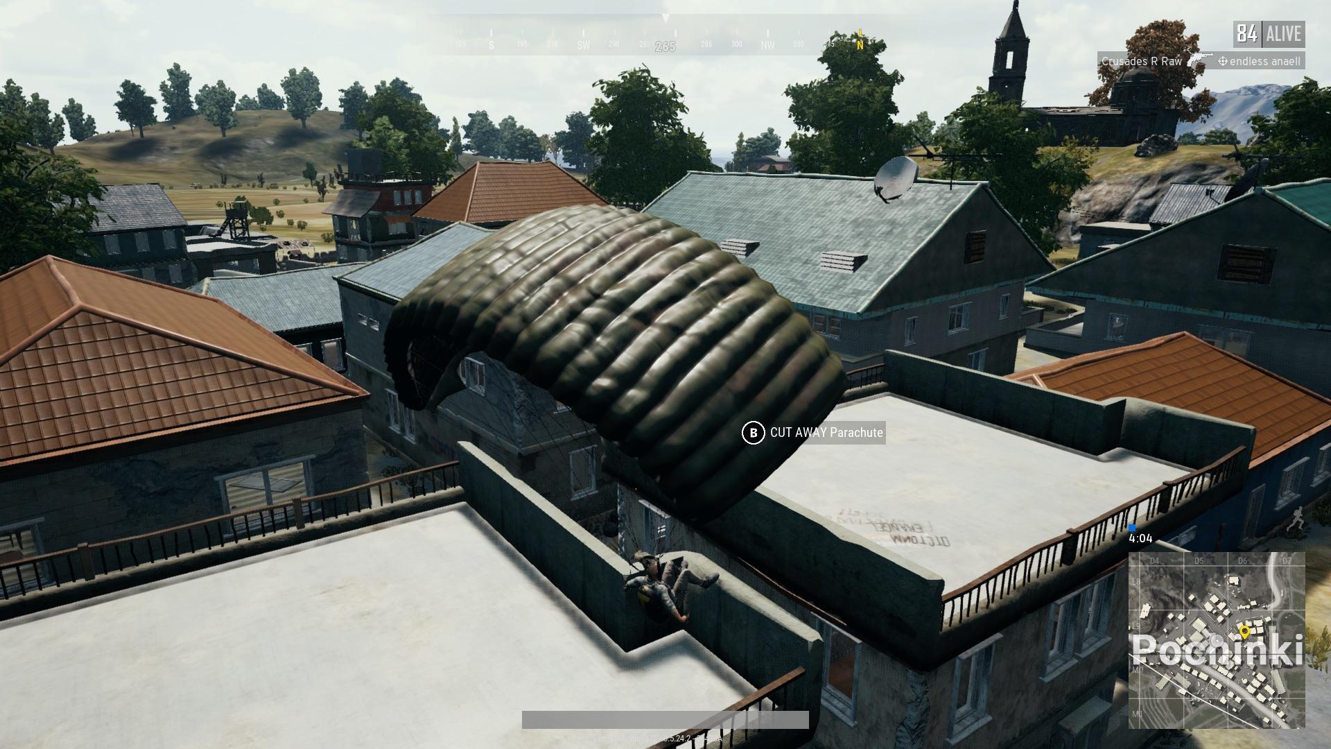 Couldn't cut away and got stuck on this building in pochinki. Happened to anyone else? : PUBGXboxOne