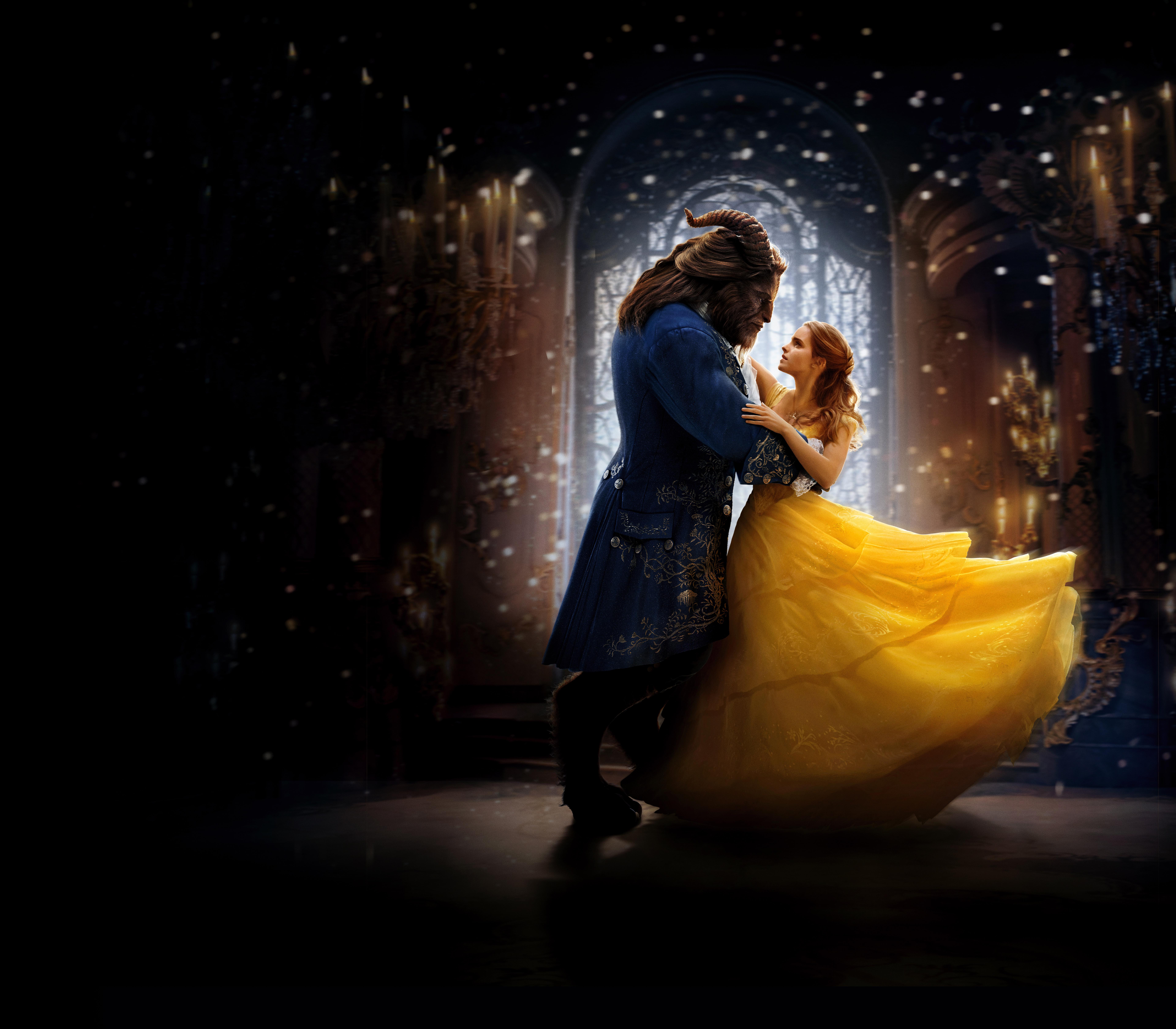 Wallpaper Belle, Emma Watson, Beauty and the Beast, 4K, 8K, Movies