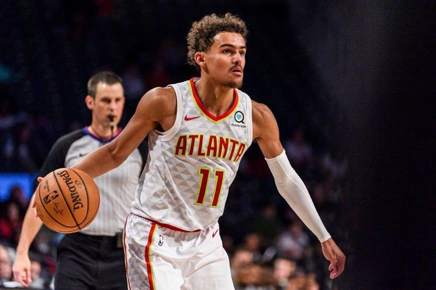 Trae Young Hawks Wallpaper