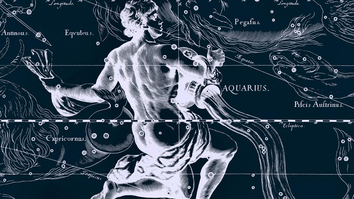 Aquarius Horoscope Wallpaper HD Image