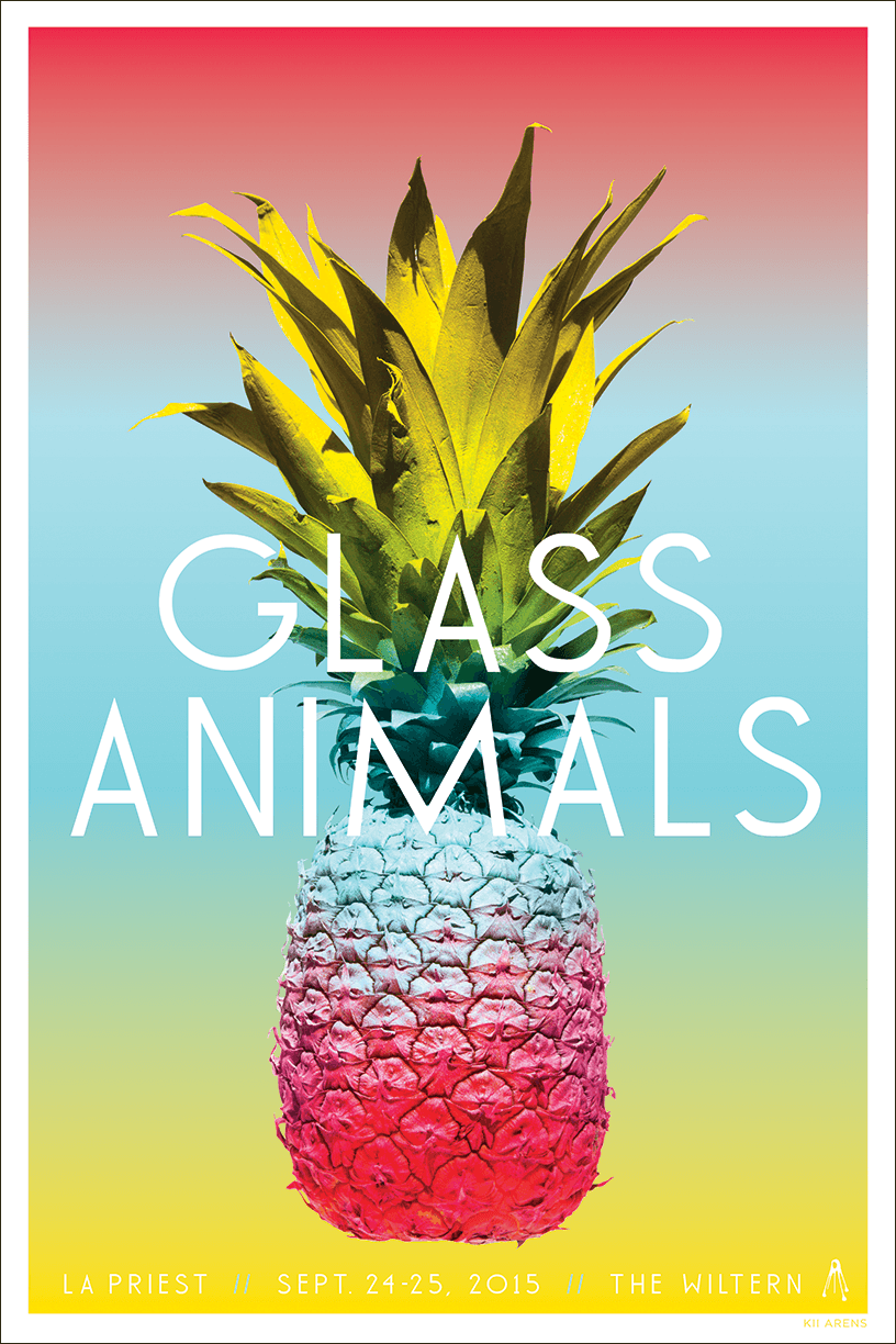Glass Pineapple. Kii Arens. Glass Animals