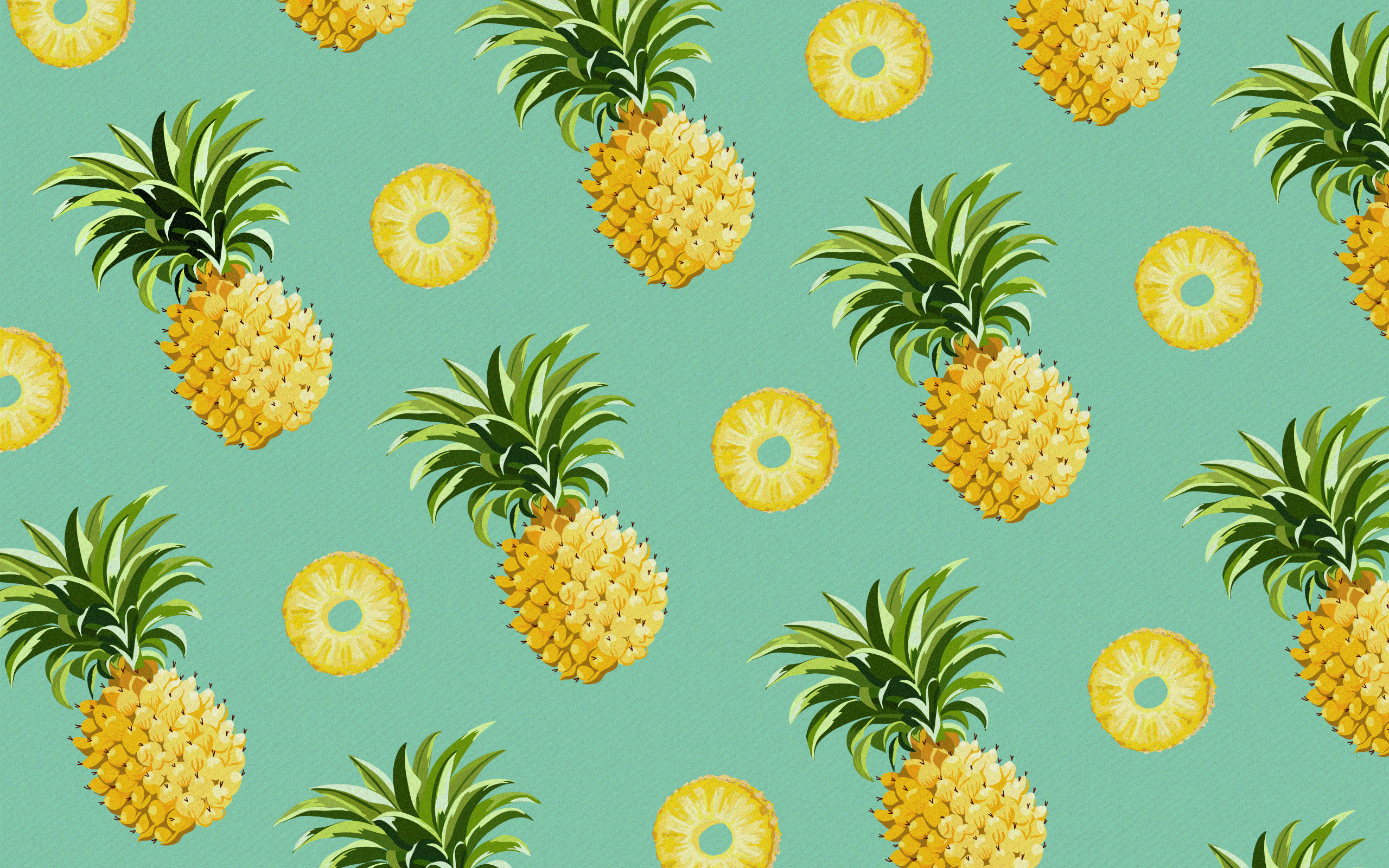 Pineapple Pattern Background Wallpaper 66332 2560x1600px