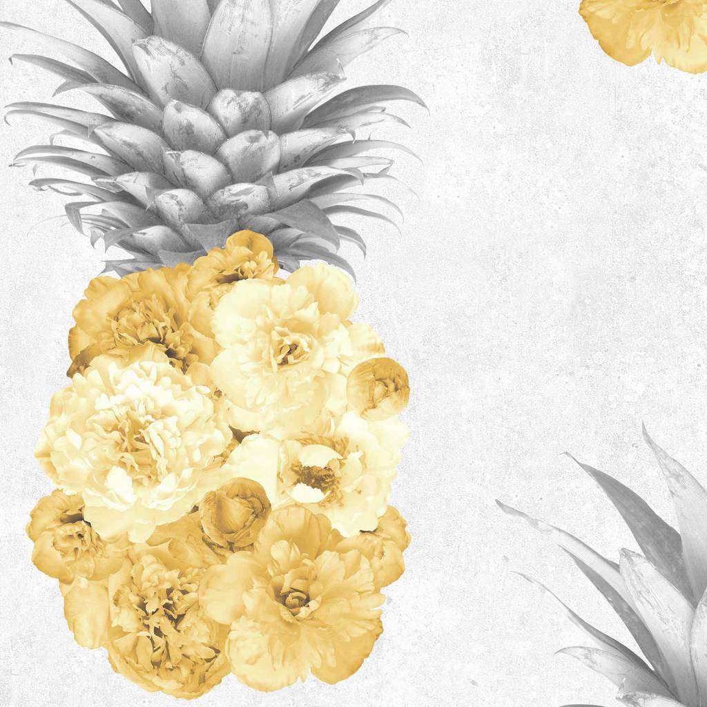ludic pineapple wallpaper by woodchip and magnolia