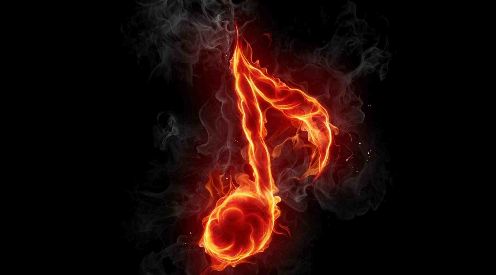 Colorful Music Notes Wallpaper