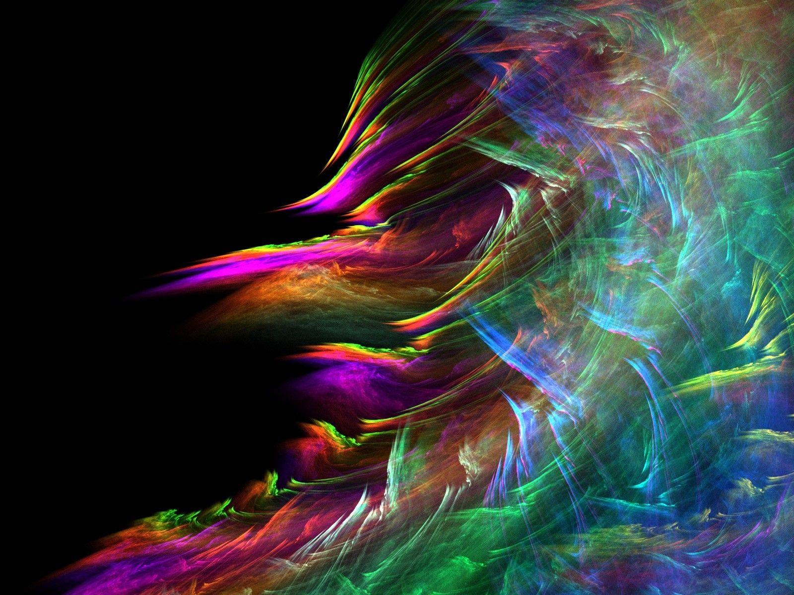 image of Abstract Colorful Fire Wallpaper - #CALTO