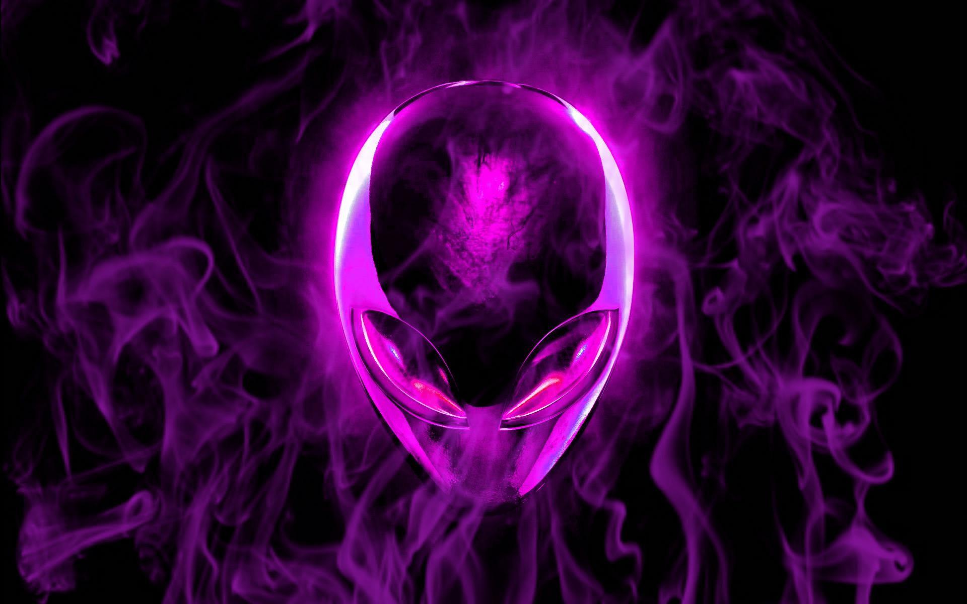 Purple Flames Background