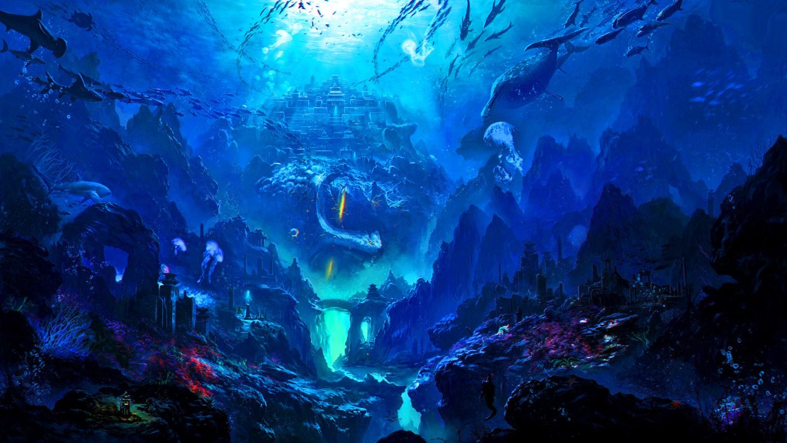 Underwater Caves Wallpapers Wallpaper Cave