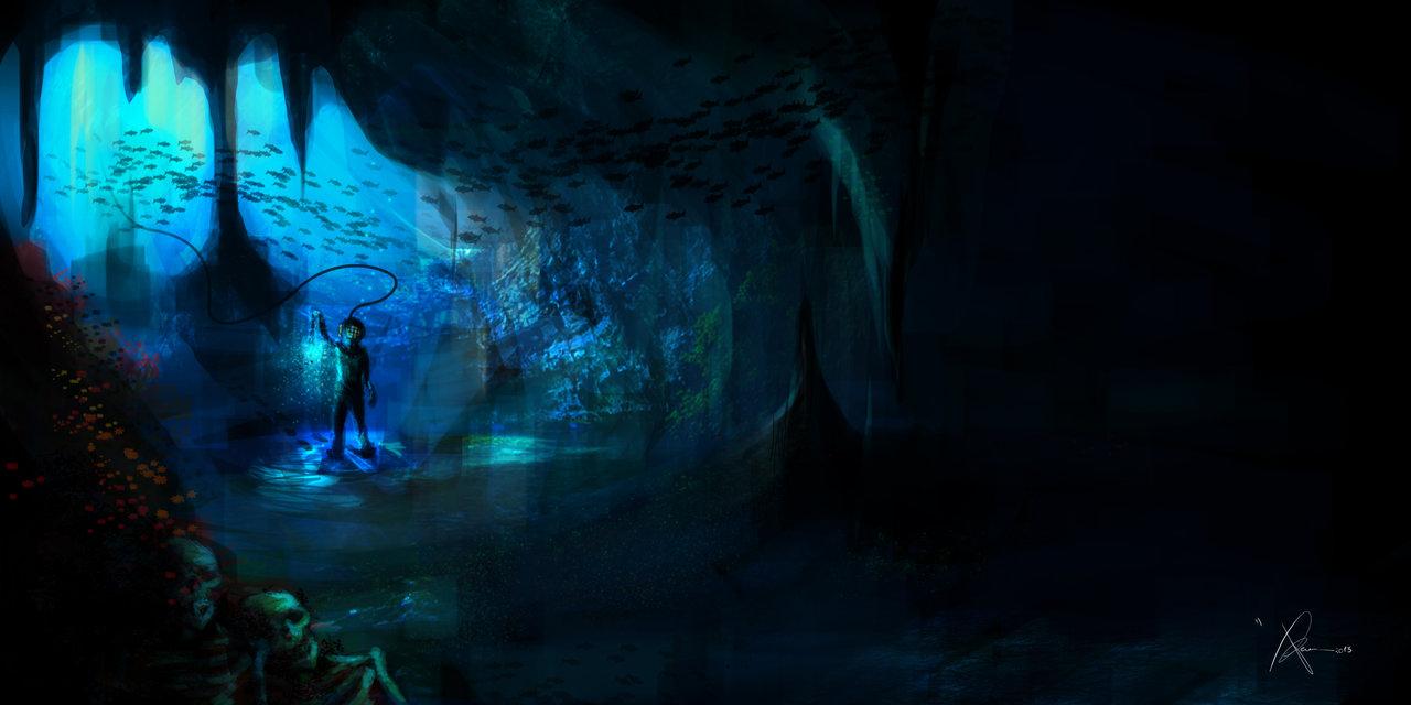 Underwater Caves Wallpapers Wallpaper Cave
