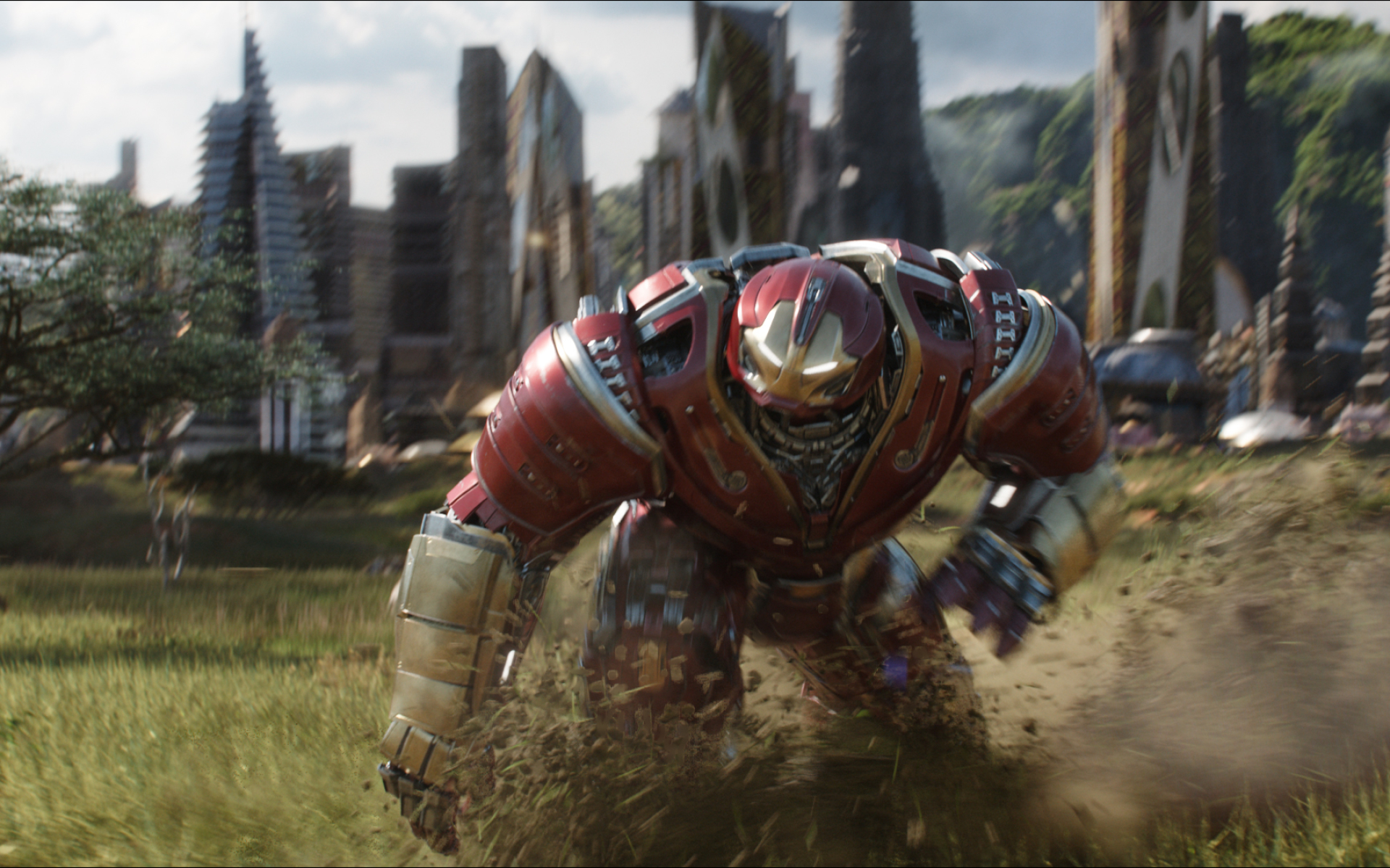 Wallpaper Avengers Infinity War, Hulkbuster, Iron Man Desktop