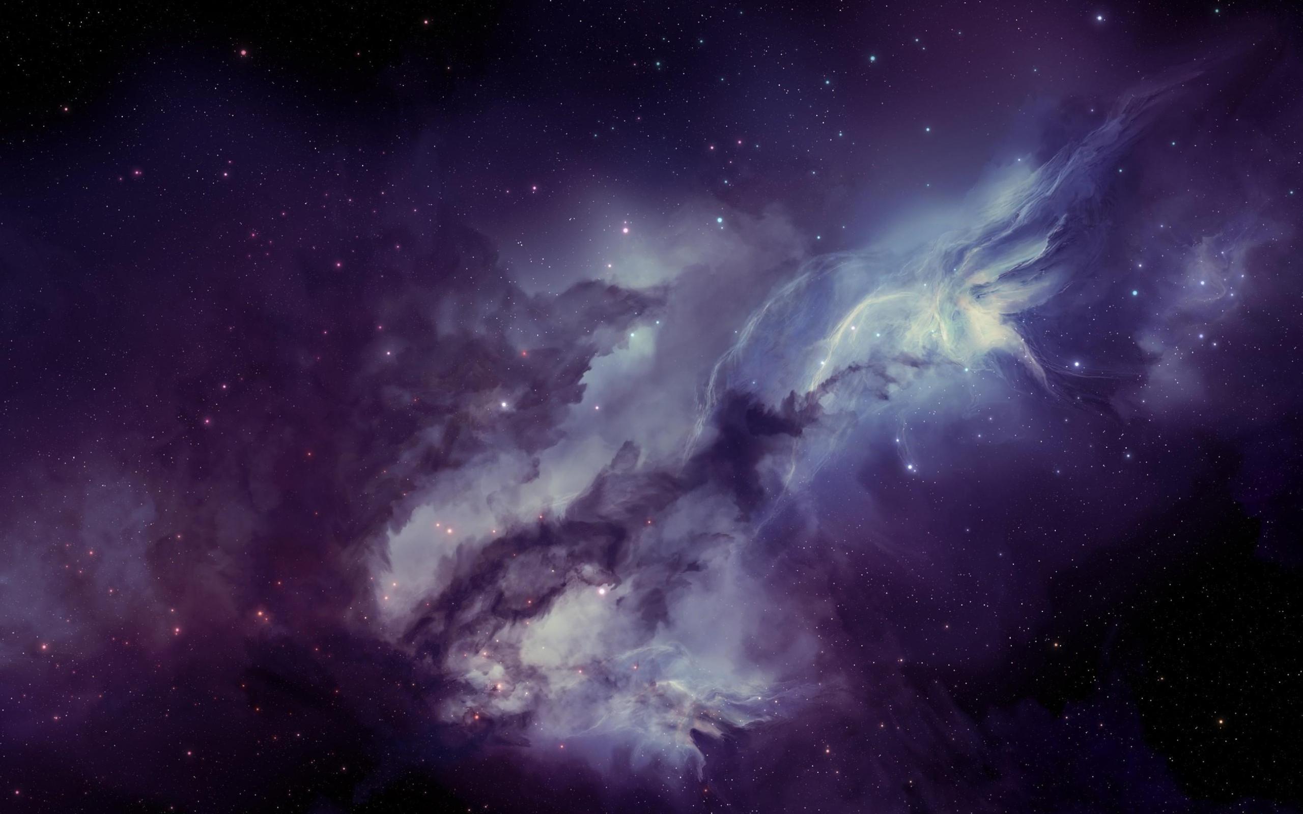Download HD Super Nova Space Galaxy Nebula Stars In Purple Color