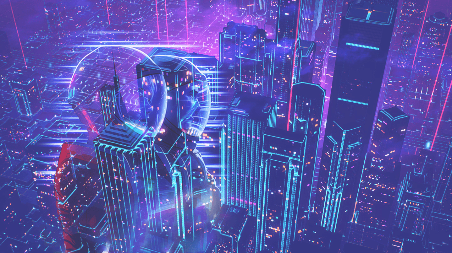 R Outrun Wallpaper. Neon. Retro Futurism, Cyberpunk, Cyberpunk Art