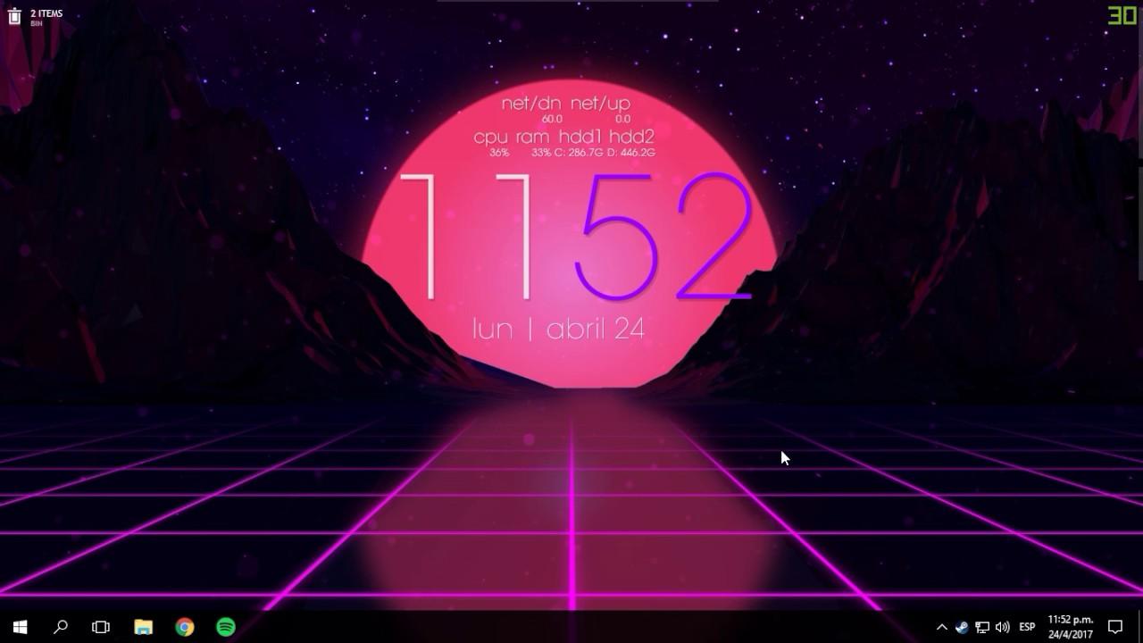 Outrun wallpaper for Wallpaper Engine