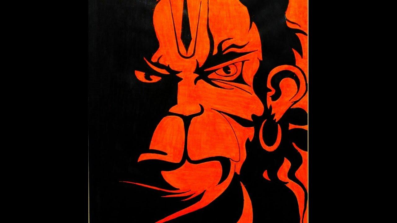 Buy Hanuman Drawing Online In India - Etsy India-saigonsouth.com.vn